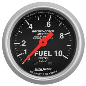 Sport-Comp™ Mechanical Metric Fuel Pressure Gauge